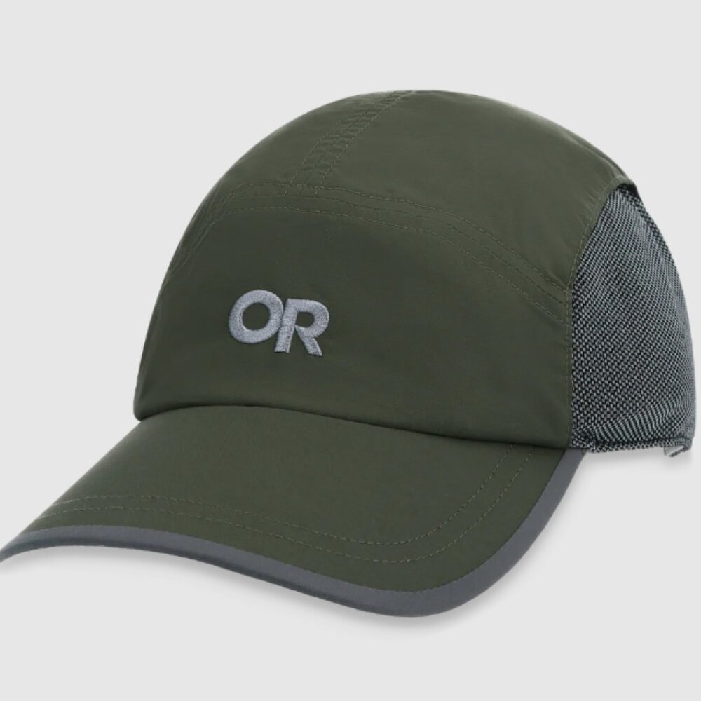 New with tags Outdoor Research Swift Cap Green Verde / Gray